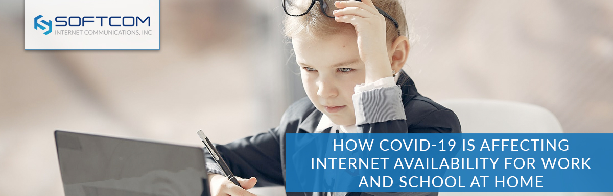 How COVID-19 is affecting internet availability for work and school at home