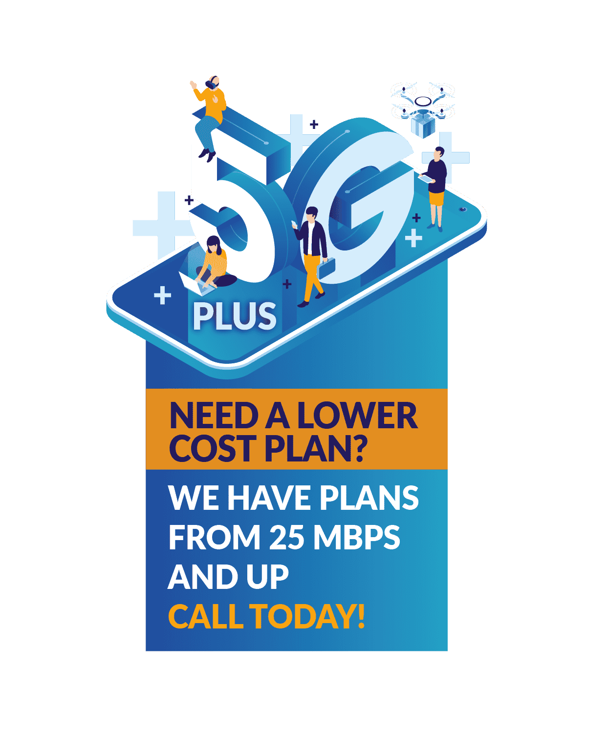 5G+ and Point to Point Reliable Rural Internet Service